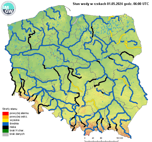 Hydrologia - stan rzek w Polsce